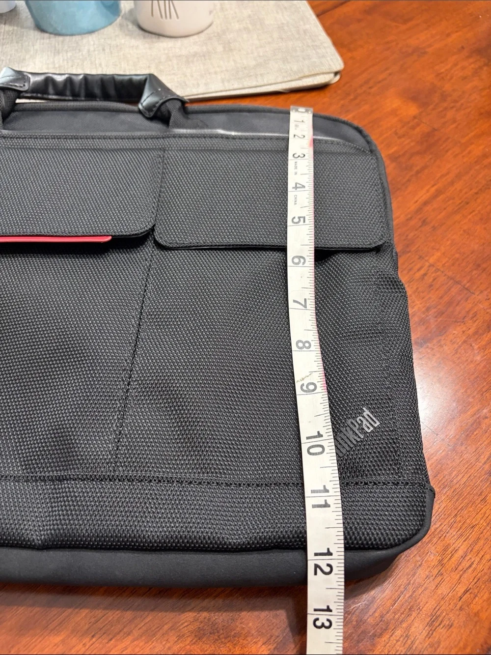 NWOT ThinkPad Black Laptop Briefcase with Red Accent